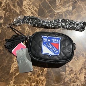 New York Rangers Black Purse with Tags